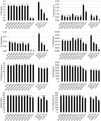 Genetic and Agronomic Analysis of Tobacco Genotypes Exhibiting Reduced Nicotine Accumulation Due to Induced Mutations in Berberine Bridge Like (BBL) Genes